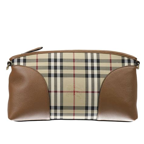 borsa burberry marrone pelle|Borse a tracolla firmate da donna .